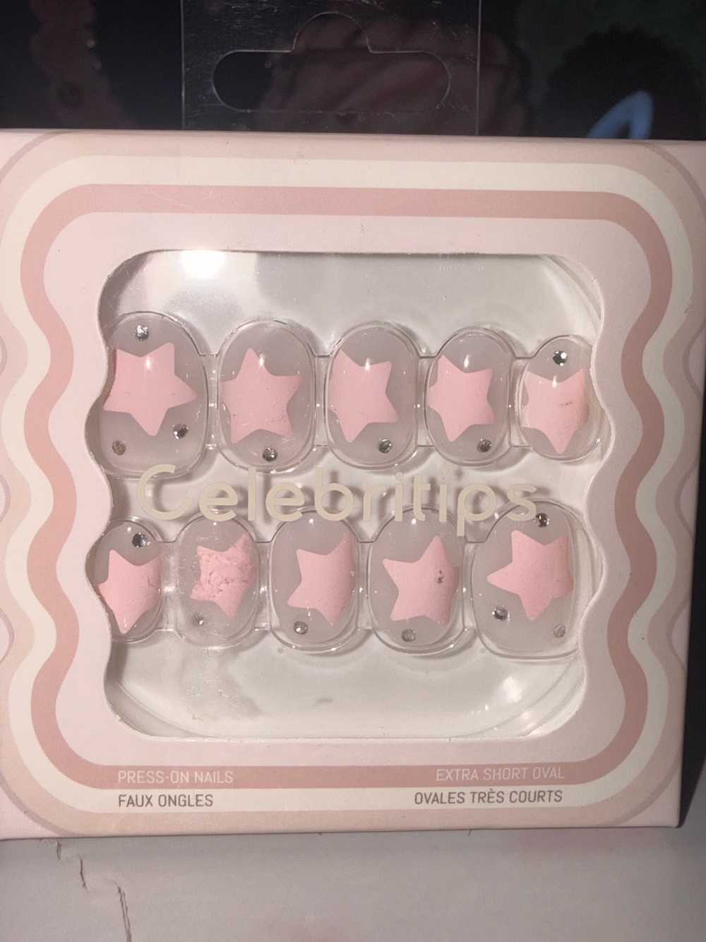 Celebritips “Star Candy” Press-On Nails in Extra Short Oval
